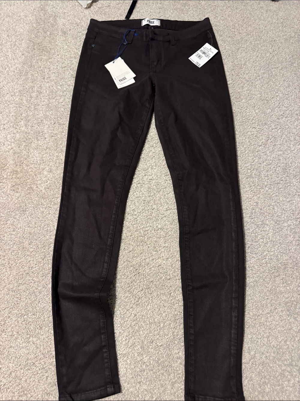 PAIGE Black Skinny Jeans